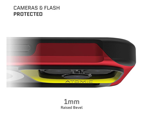 Funda Ghostek Atomic Para iPhone 14 Pro Max Aluminio Tra Roj