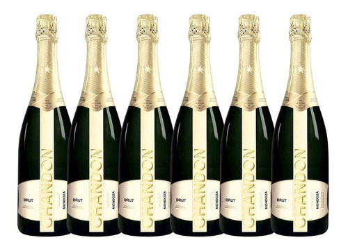 Champagne Chandon 750 Ml X 6 Unidades