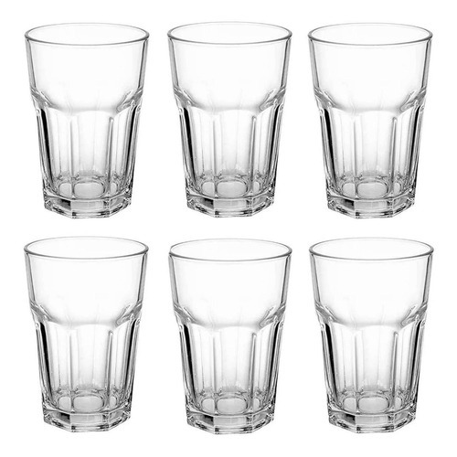 Juego de vasos Dallas de vidrio de 300 ml y 6 piezas | Bene Casa