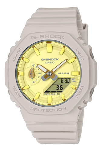 Reloj G-shock Gma-s2100nc-4a Carbono/resina Mujer Plomo