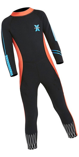 Traje De Buceo Niño Niña Neopreno 2,5 Mm Anti Frío Para