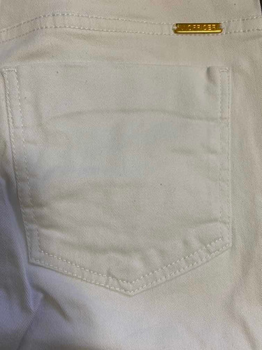 Calça Branca M. Officer Tamanho 36 Modelo Boot Cut