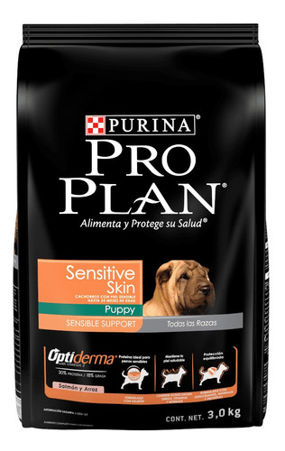 Alimento Para Perro Proplan Cachorro Piel Sensible 3kg