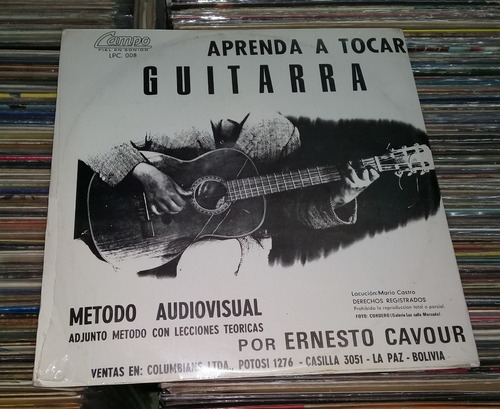Ernesto Cavour Aprenda A Tocar Guitarra Lp Boliviano / Kktus