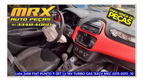 Sucata Fiat Punto T-jet 1.4 16v Turbo Gas 152cv 2013 Pecas