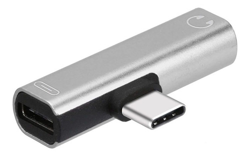 Adaptador Usb C 0.138 in Tipo Audio 2 1 Para Cargar Escuchar