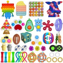Comprar Kit De Juguetes Sensoriales Fidget Push Pop It 40 Piezas