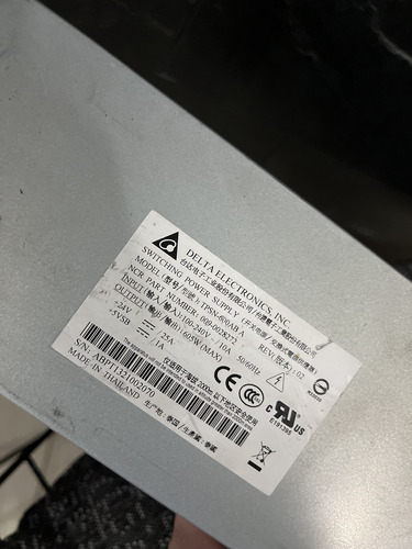 Fuente Delta 24v / 25a 605w Thailand (Reacondicionado)