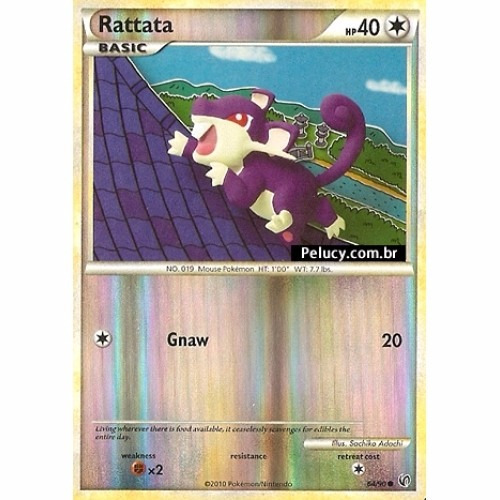 Rattata - Pokémon Normal Comum - 64/90 Foil - Hs Undaunted