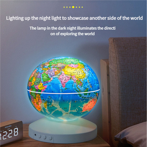 Hjq Projetor Smart Globe De 14 Cm, 6 Mapas, 3 Luzes,