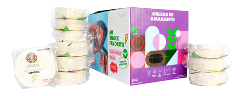 Amarea® Oblea De Amaranto Sabor Limone | 100 Piezas