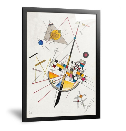 Cuadros Kandinsky Tensión Suave 85 Arte Abstracto 35x50cm