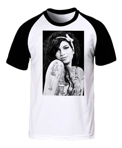 Amy Winehouse Cantante Remera Spun Adulto/niño Unisex