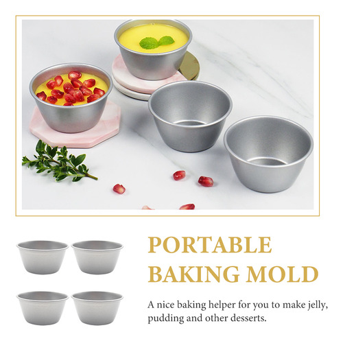 Moldes Para Pudín Domésticos, Tazas Para Hornear, Molde Port