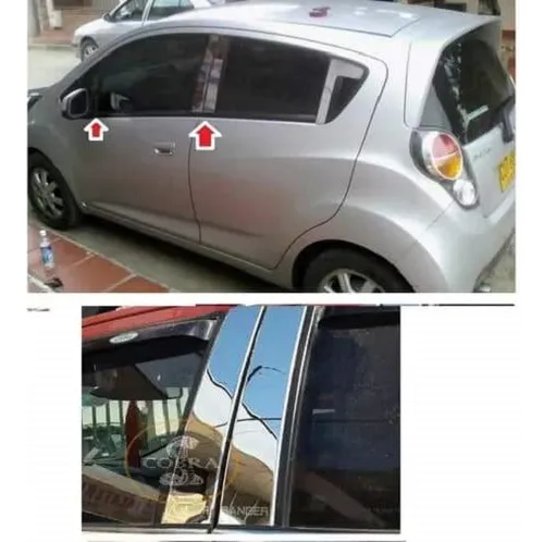 Accesorios Pilares Boceles Laterales Cromados Spark Gt