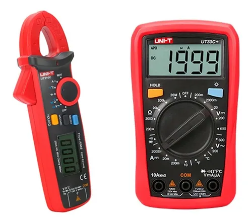 Uni-t Combo Pinza Amperométrica Ut210c + Tester Ut33c+