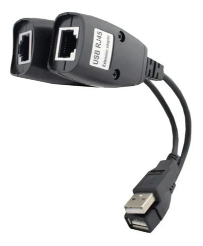 Cabo Extensor Usb Am Via Cabo De Rede Ethernet Até 45 Metros