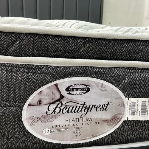 Colchon Simmons Beautyrest Platinum Matrimonial Ortopedico