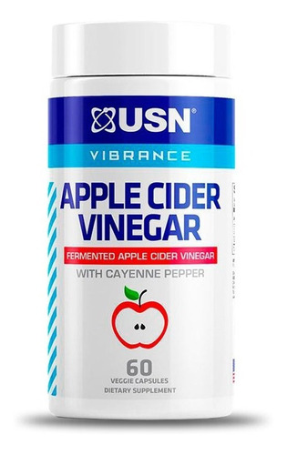 Apple Cider Vinegar - Usn - 60 Caps (vinagre De Manzana)