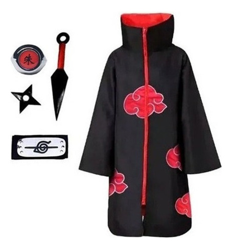 Kit Akatsuki + Kunai + Bandana Shuriken Naruto Itachi