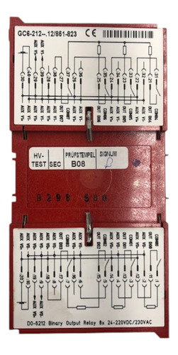 Módulo De Saída Sat D0-6212 Gc6-212-.12/851-823 24-220vdc