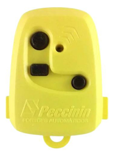 Controle remoto para alarme Peccinin TX 3C cor amarelo