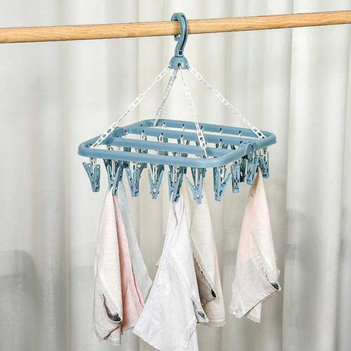 Rii 3x Colgadores De Ropa Plegables Para Secar Calcetines A
