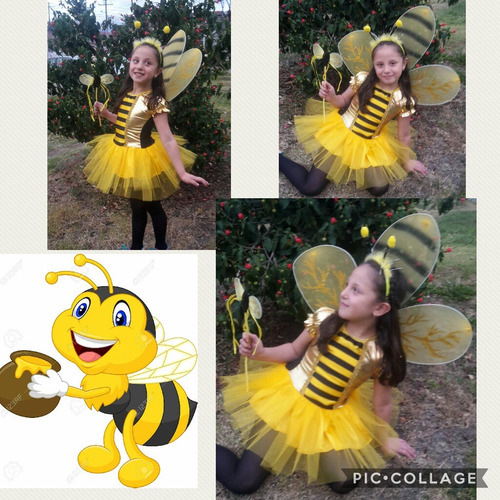 Disfraz Disfraces Niña Tutu Abejita Abeja