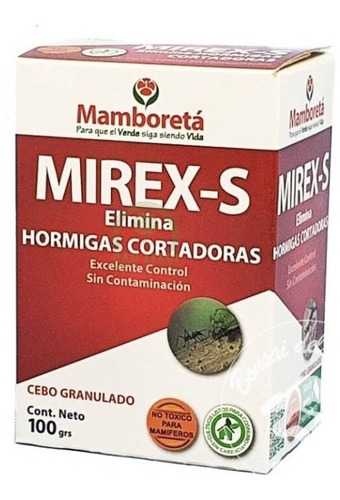 Mamboreta Mirex-s Hormiguicida Granulado 100 Gr. 