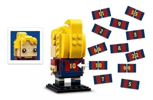 Lego Set De Construccion Brick Headz Futbol Mi Jugador Lego : Fc Barcelona  40542 530 Piezas En Caja