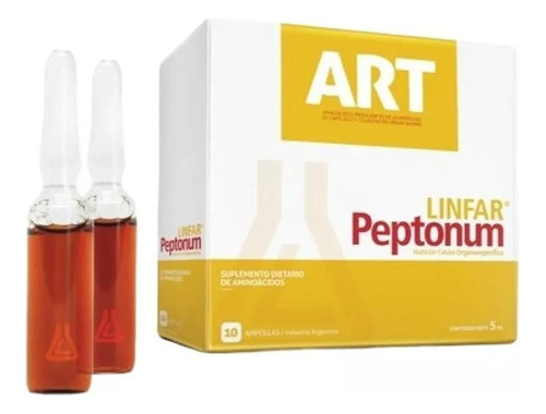 Suplemento en ampollas Linfar  Peptonum Peptonum ART peptonas