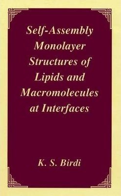 Libro Self-assembly Monolayer Structures Of Lipids And Ma...