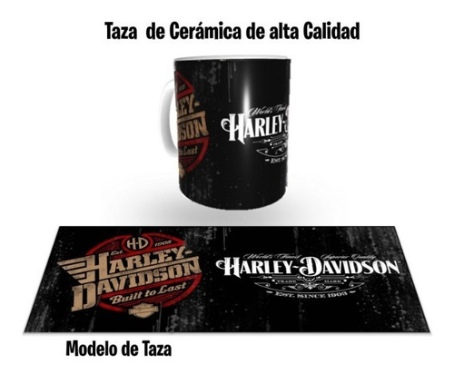 Taza, Modelo, Harley Davidson, Calidad Premium