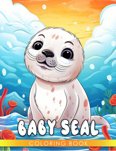 Libro: Baby Seal Coloring Book For Kids: 30 Premium Coloring