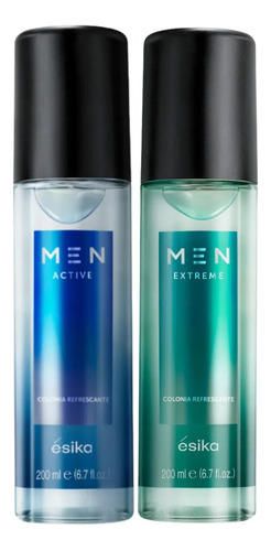 Kit Men Active + Men Extreme Colonias Hombre Ésika X 200 Ml