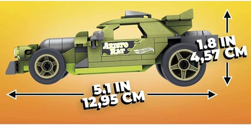 Hot Wheels Bloques Construccion, Mega Construx Aristo Rat.