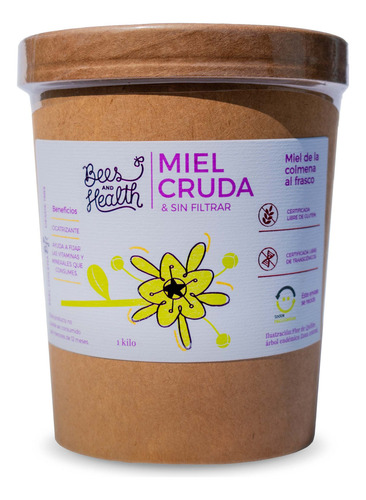 Bees & Health- Miel Cruda 1 Kilo