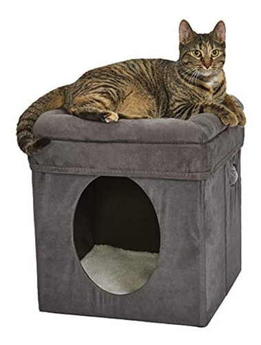 Imagen 1 de 5 de Cubo De Gato Curioso Del Medio Oeste, Casa De Gato / Condomi