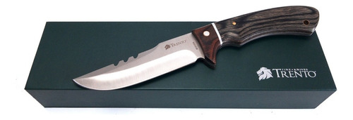 Cuchillo Trento Hunter 530 Acero 420 C Plus Color Madera