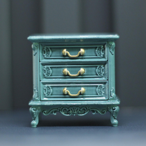 1:16 Dollhouse Night Stands Gabinete Accesorios Muebles