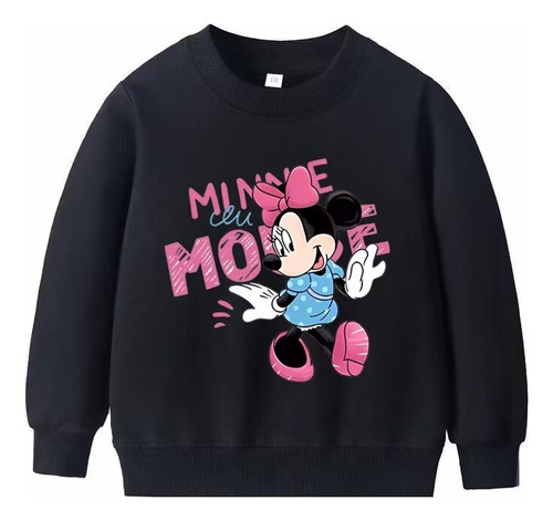 Sudadera Con Estampado Creativo Colorido De Minnie Mouse Tre