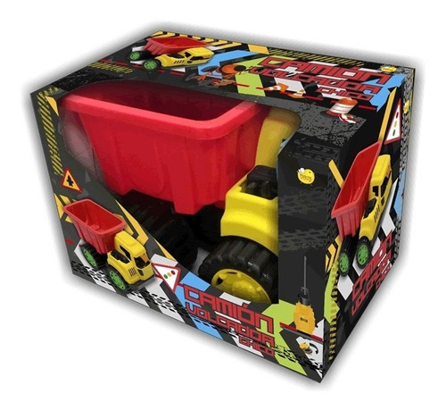 Camión Volcador De Juguete En Caja Plástico Calidad Infantil