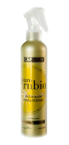 Imagen 1 de 2 de Spray Capilatis Puro Rubio Aclarante 240 Ml.