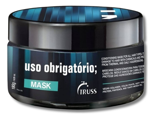 Kit Másk Truss Uso Obrigatório 2 Máscaras Reconstrução 180g