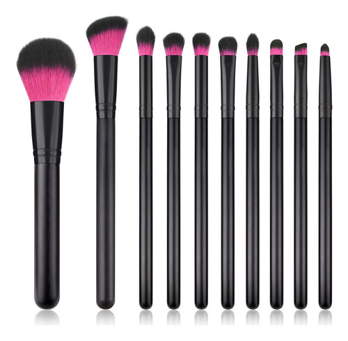 Set De Brochas Cosméticas Para Sombras De Ojos Y Cejas De P