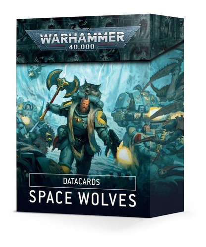 Gw Warhammer 40k Data Cards Space Wolves En Inglés