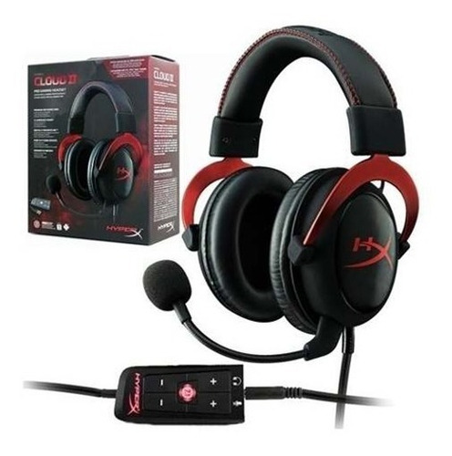 Imagen 1 de 7 de Auriculares Gamer Hyperx Cloud Ii Microfono Ps4 Pc Xbox Wii
