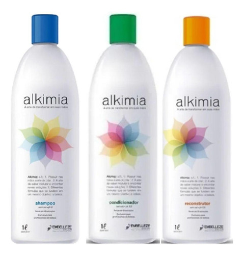 Kit Alkimia Embelleze Salon Reconstrutor 1l