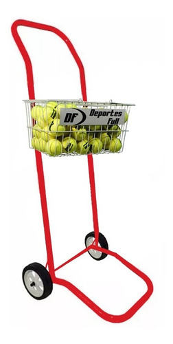 Canasto Para Pelotas Simple Canasto Padel Tenis Con Rueditas