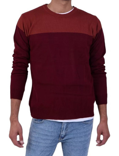 Sweater Combinado Bicolor